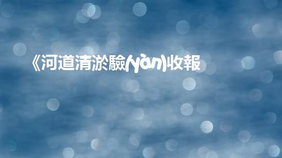《河道清淤驗(yàn)收報(bào)告》