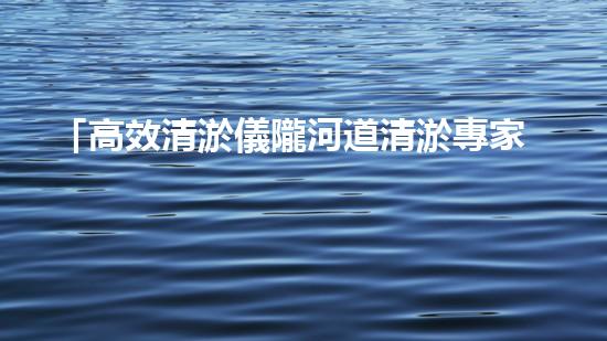「高效清淤儀隴河道清淤專家電話」