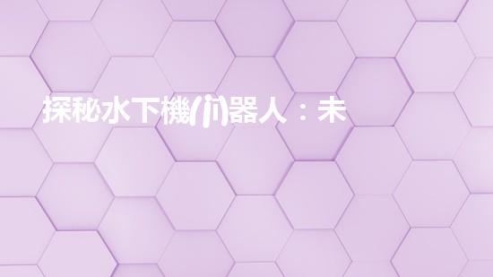 探秘水下機(jī)器人：未來考研新方向！