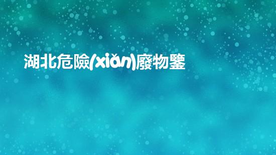 湖北危險(xiǎn)廢物鑒定收費(fèi)：解密費(fèi)用背后的秘密！