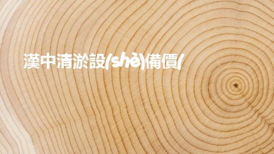 漢中清淤設(shè)備價(jià)格驚人！