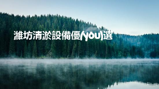 濰坊清淤設備優(yōu)選價格清淤設備選購指南你了解多少！